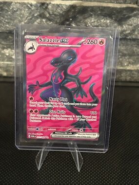 Pokemon Salazzle EX 101/088 Full Art Holo from the Perfect Order Set M/NM